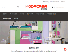 Tablet Screenshot of modacasainterni.it